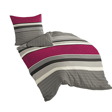 Bierbaum 4630_19 Bettwäsche, Designed in Germany, Himbeer, 135 cm x 200 cm im Sale